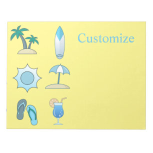 Beach Life Thunder_Cove Notizblock