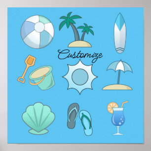 Beach Life Thunder_Cove Poster