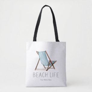 Beach Life Zitat Nautical Summer Vacacacation Stuh
