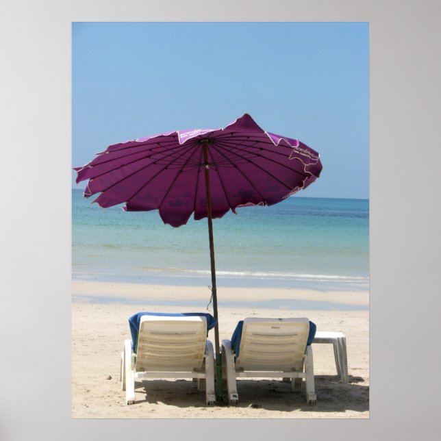 Beach Lounge Poster (Vorne)