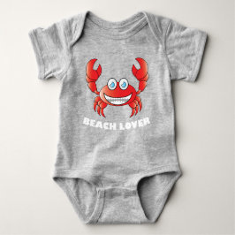 Beach Lover - Baby Jersey Bodysuit Baby Strampler