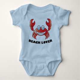 Beach Lover - Baby Jersey Bodysuit Baby Strampler