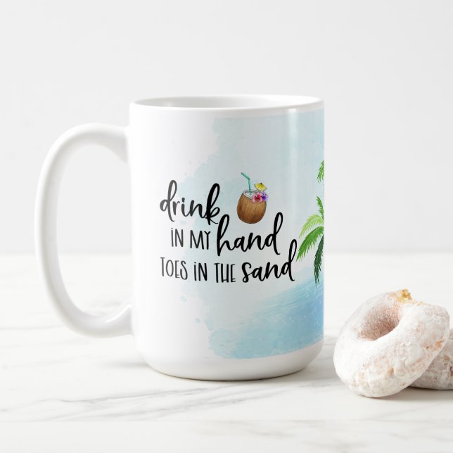 Beach Lover Kaffeetasse (Mit Donut)