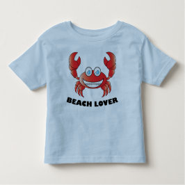 Beach Lover - Kleinkind Fine Jersey T - Shirt