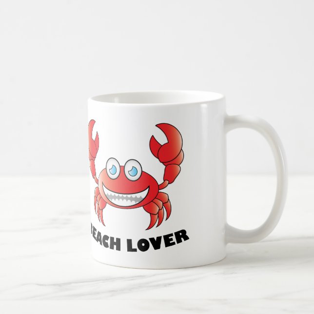 Beach Lover - White 11 oz Classic White Tasse (Rechts)