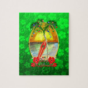 Beach Mele Kalikimaka Puzzle