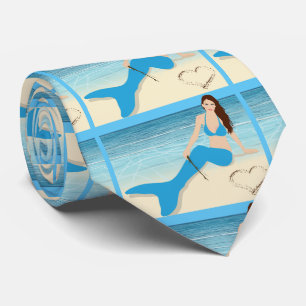 Beach Mermaid Valentine Thunder_Cove Krawatte