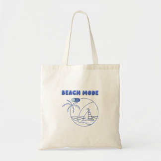 Beach Mode On Tote Bag – Summer Carry Bag Tragetasche