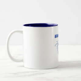 Beach-Modus-An-Mug – Sommer-Kaffeetasse Zweifarbige Tasse