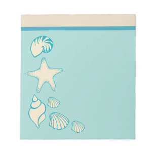 Beach Muscheln Starfish Seashell Notepad Geschenk Notizblock
