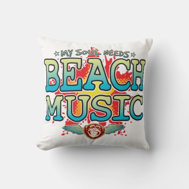 Beach Music Soul Cushion Kissen (Vorderseite)