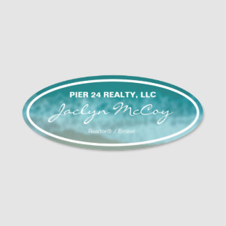 Beach Nametag Namensschild