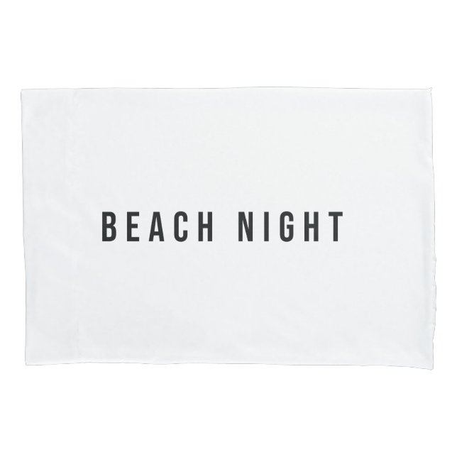 Beach Nigh Pillow Kissenbezug (Vorderseite)