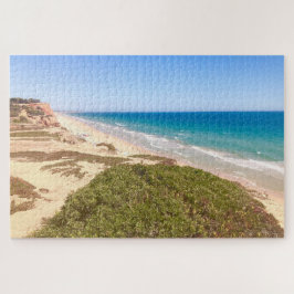 Beach Ocean Blue Sky Landscape Tropical Jigsaw Puzzle
