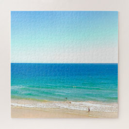 Beach Ocean Blue Sky Landscape Tropical Jigsaw Puzzle