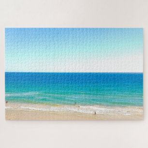 Beach Ocean Blue Sky Landscape Tropical Jigsaw Puzzle