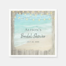 Beach Ocean Rustic Wood Brautparty