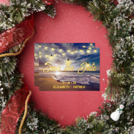 Beach Ocean Thema Save the Date Folieneinladung