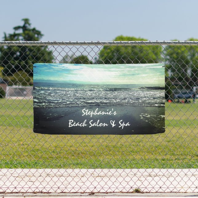 Beach Ocean Tropical Salon Wellness-Center Artisti Banner (Insitu)