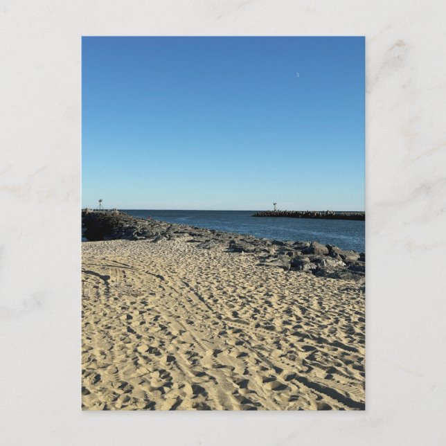 Beach Ocean Waterscape Postcard Postkarte (Vorderseite)