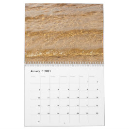Beach Ocean Waves Coole Landschaftswasser Foto Kalender