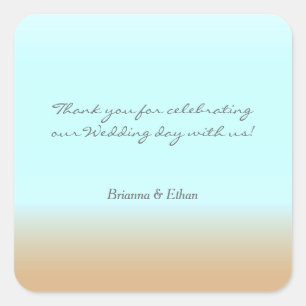 Beach Ombre Elegant Gevor Stickers