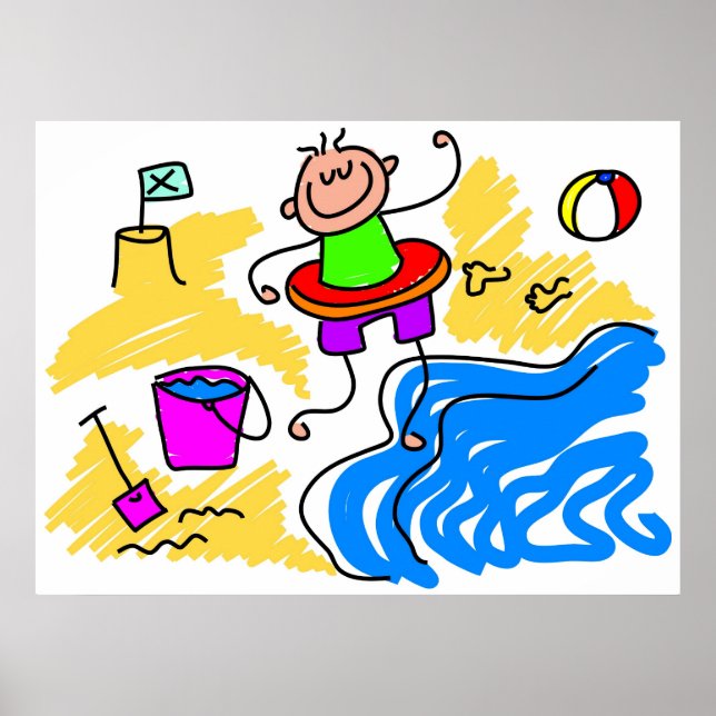 Beach Paddle Poster (Vorne)
