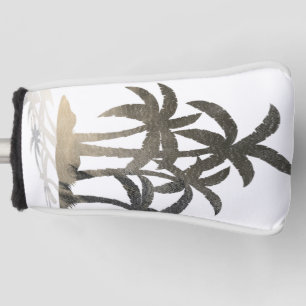 Beach Palm Trees Sunset Golf Headcover