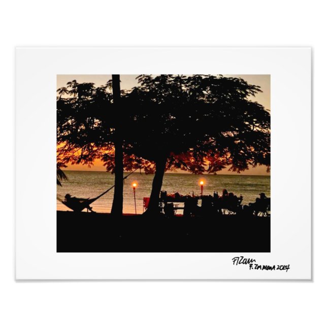 Beach Paradise. Fotodruck (Vorne)