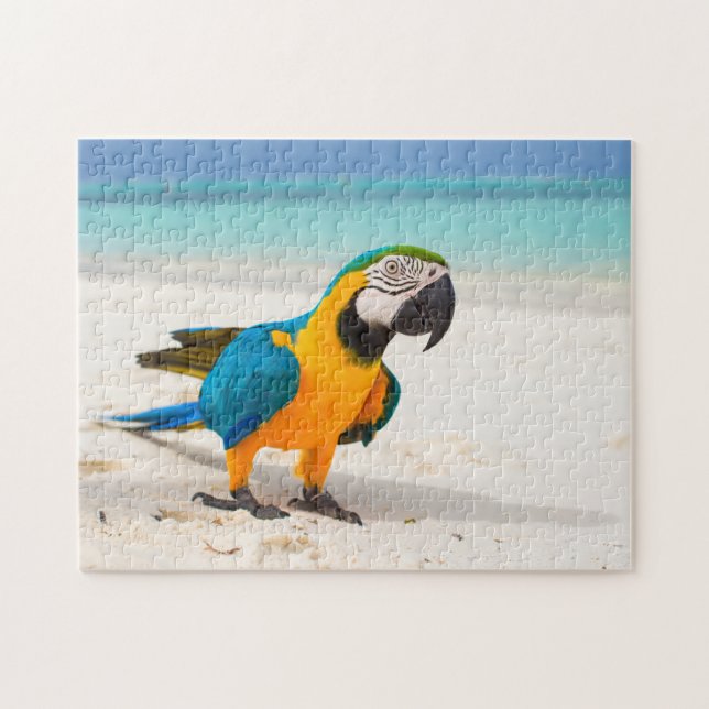 Beach Parrot Puzzle (Horizontal)