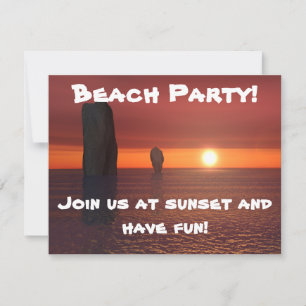 Beach Party! Einladung