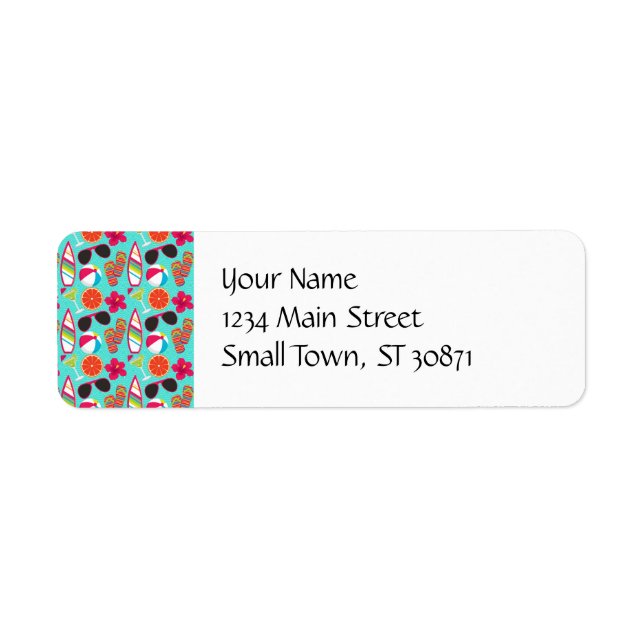 Beach Party Flip Flops Sonnenbrille Beach Ball Aqu (Vorne)