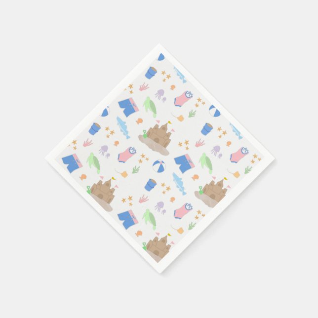 Beach Party Napkins Serviette (Ecke)