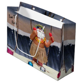 Beach Party Santa Claus - Große Geschenktasche Große Geschenktüte