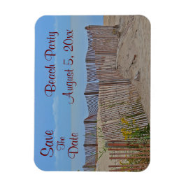Beach Party Save the Date Magnet
