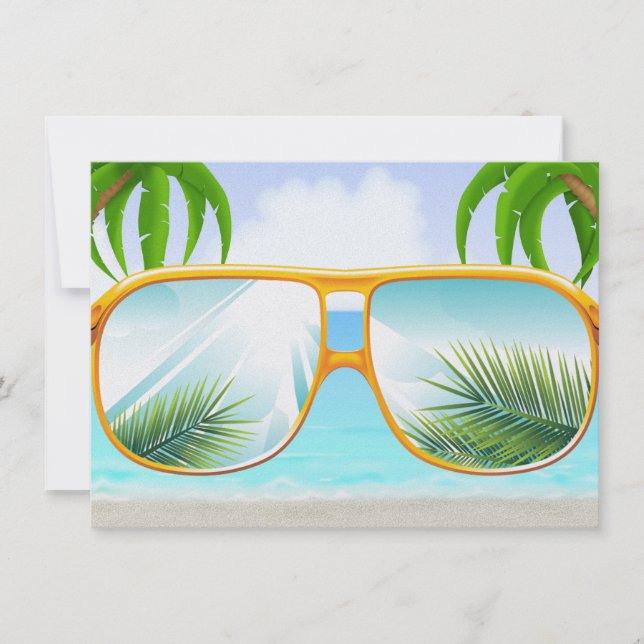 Beach Party - SRF Einladung (Vorderseite)