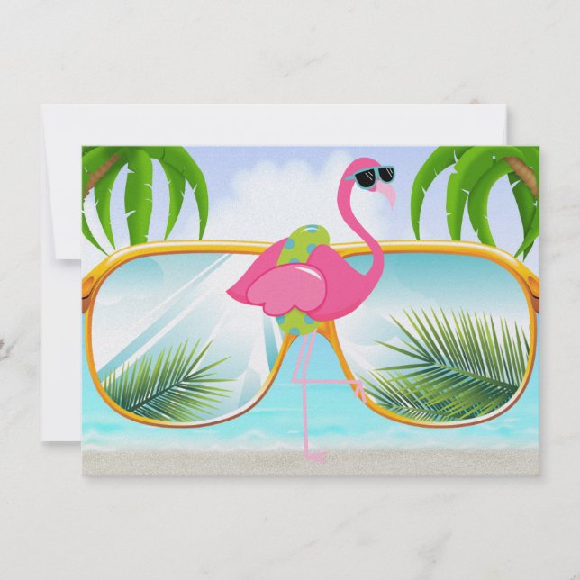 Beach Party - SRF Einladung (Vorderseite)