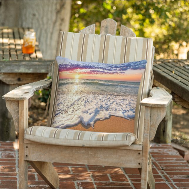 Beach Patio Sunset Kissen (Stuhl )
