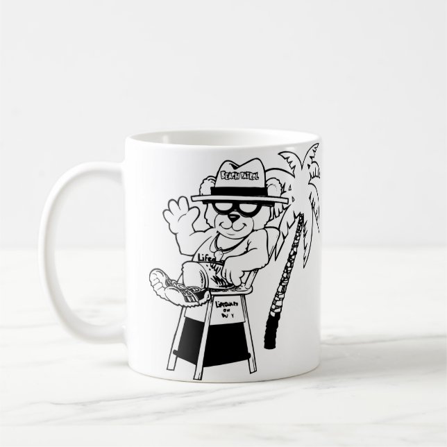 Beach Patrol Coffee Cup Kaffeetasse (Links)