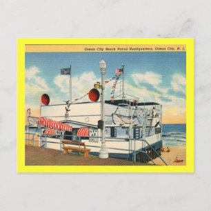 Beach Patrol, Ocean City NJ Vintag Postkarte