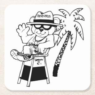 Beach Patrol Untersetzer Set