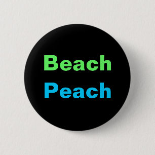 BEACH PEACH Knopf Button