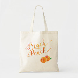 Beach Peach Tragetasche