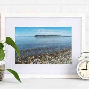 Beach Pebbles Seascape Fotografisch Poster