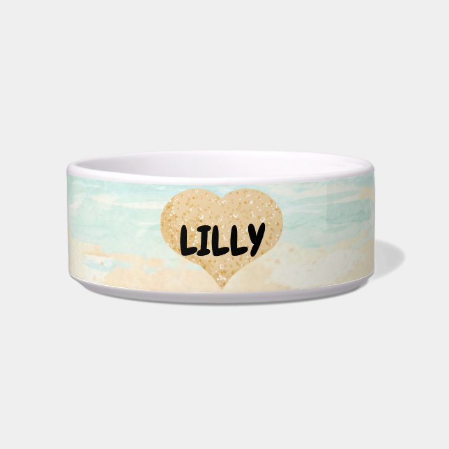 Beach Pet Water Food Bowl Napf (Vorderseite)