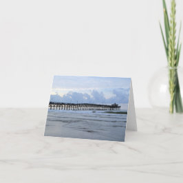 Beach Pier Note Card Karte