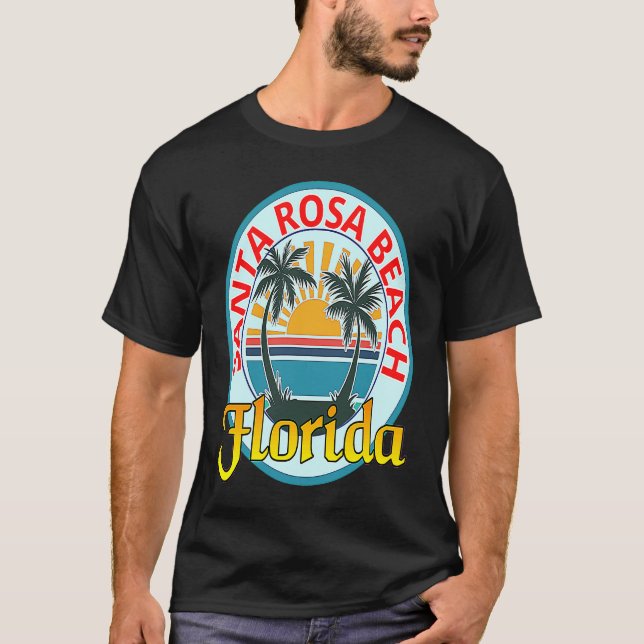 Beach Please Santa Rosa Beach Florida Beach Spring T-Shirt (Vorderseite)