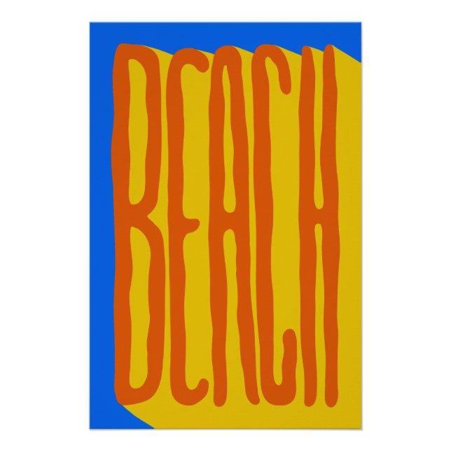 Beach Poster (Vorderseite)