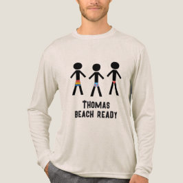 Beach Ready - Drei gedeckte Typ Tri-Blend Shirt