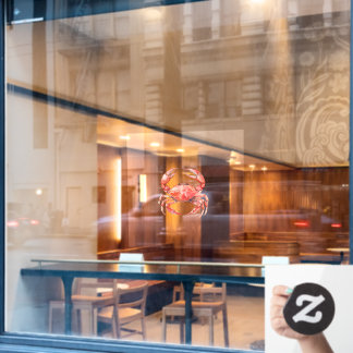 Beach Red Crab Fensteraufkleber